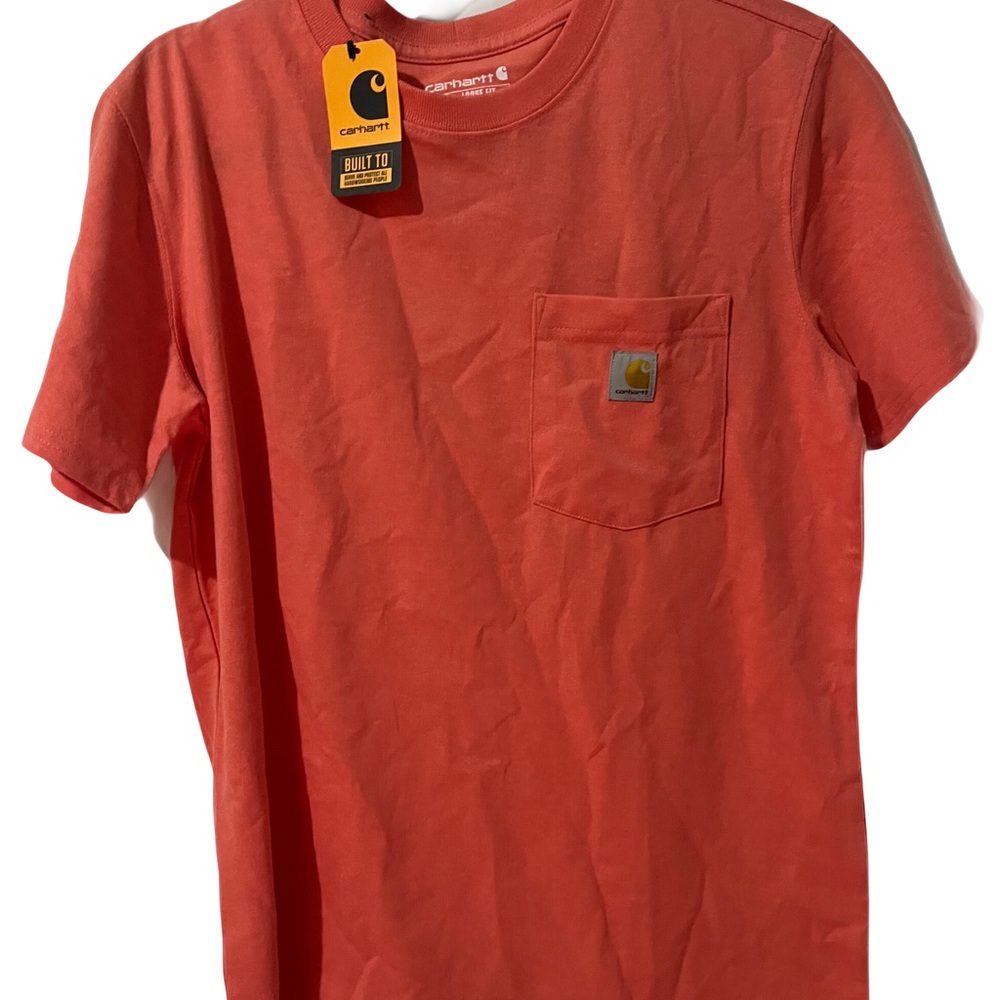 Carhartt Men's Orange Short Sleeve Tee